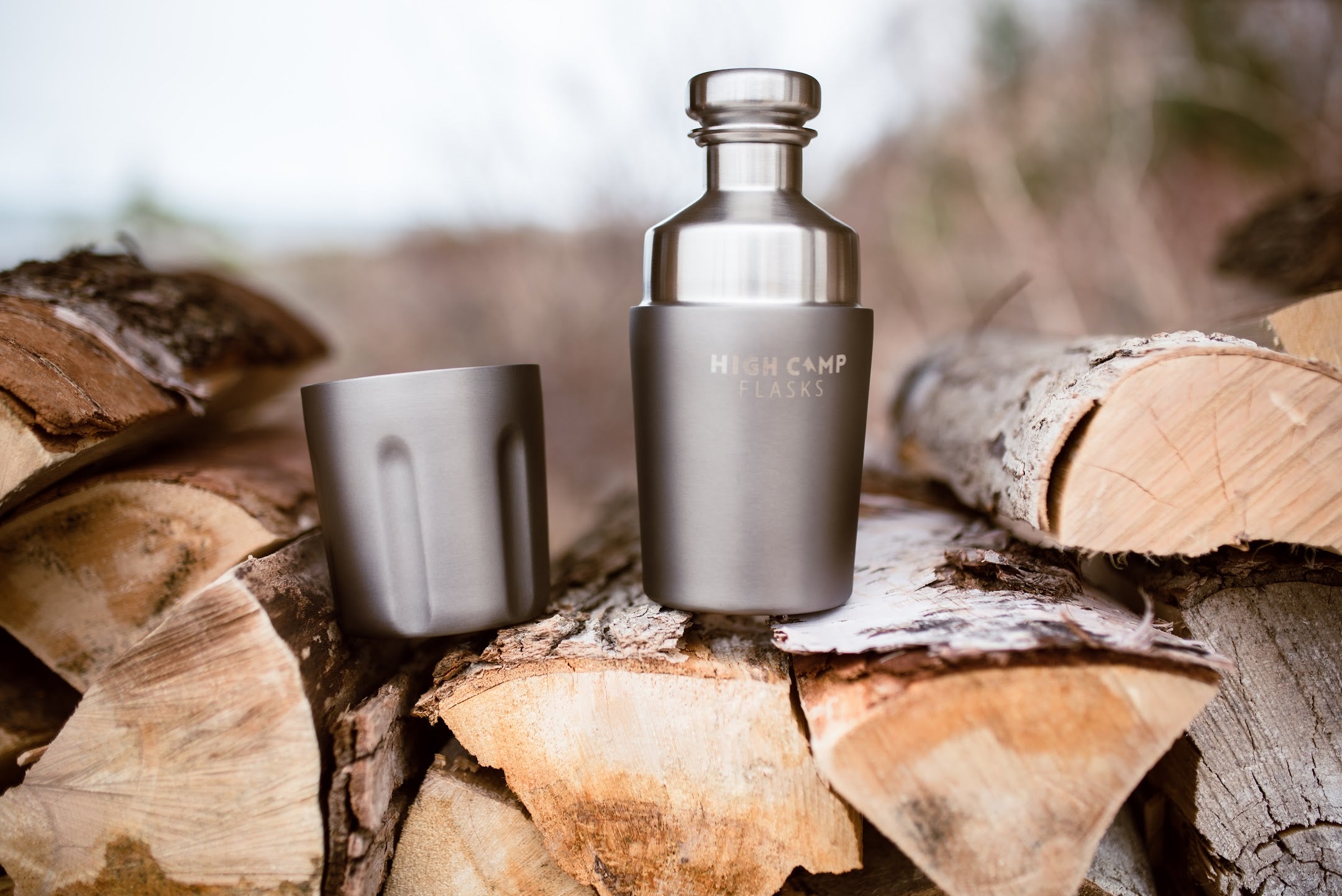 High Camp Flasks Single Tumbler Flask Gunmetal Shop Fresh Coast